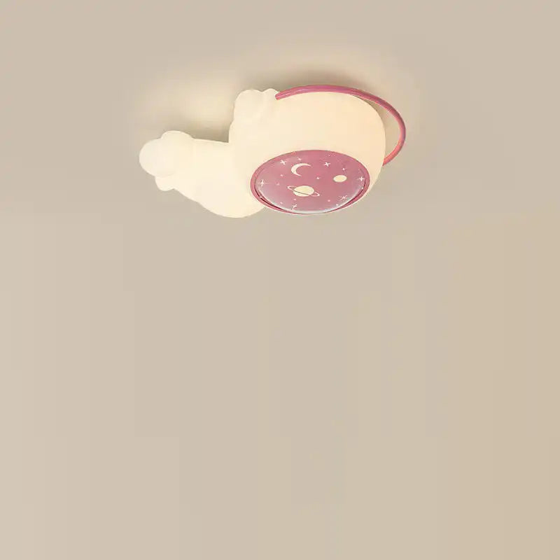 HDC Astronaut Wall Lamp With Headphone Art LED European Creative Wall Lamp Bedroom Bedside Lamp