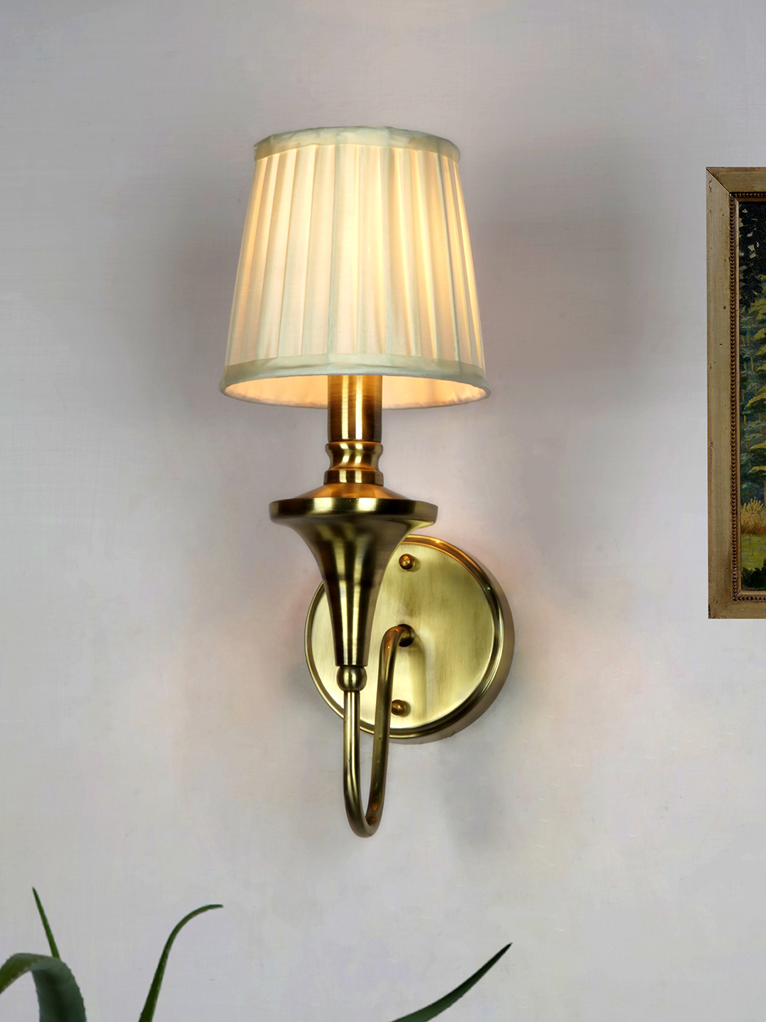 Ojaro Contemporary Brass Wall Lights for Decoration Home Living Room Bedroom Bathroom Lighting Hotel Aisle Light Wall Sconce