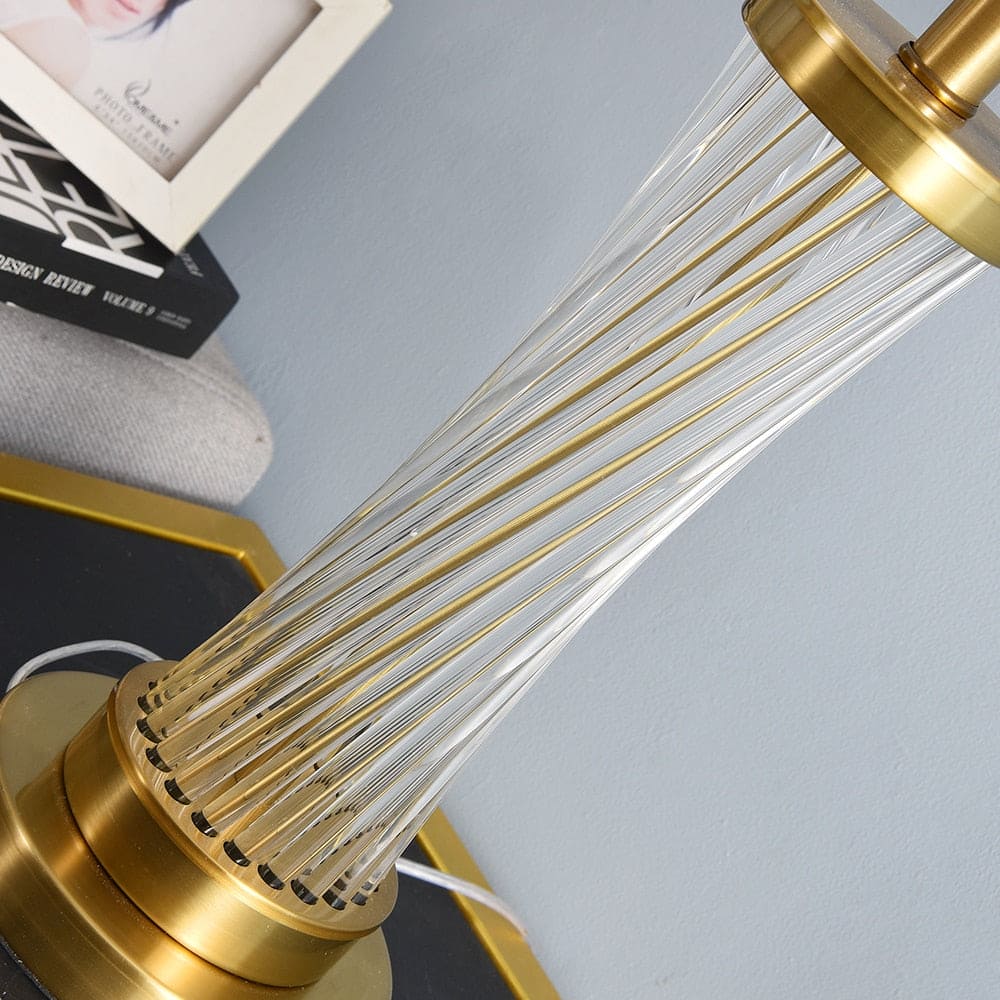 Hdc Crystal Glass Table Lamps For Bedroom Living Room Bedside Lamp Night