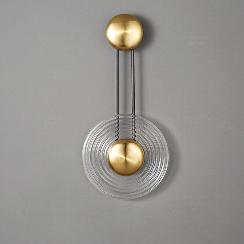 Hdc Modern Room Glass Lamp Balcony Wall Sconce Home Gold Wall Lights