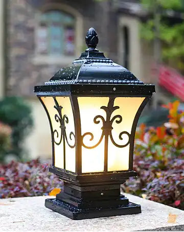 Hdc Pillar Light Antique Gate Lamp E27 Lantern Lamp Post E27 Color