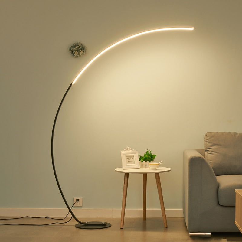 Hdc C Floor Lamp Dimming Remote Control Colorful Black White Corner Floor Lamp Bedroom Decor Living Room Lamp Stand Lighting