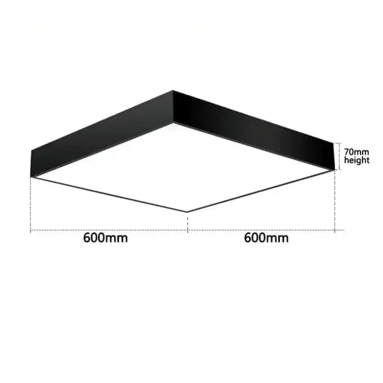 Hdc LED Solid Square Office Led Pendant Hanging Lamp