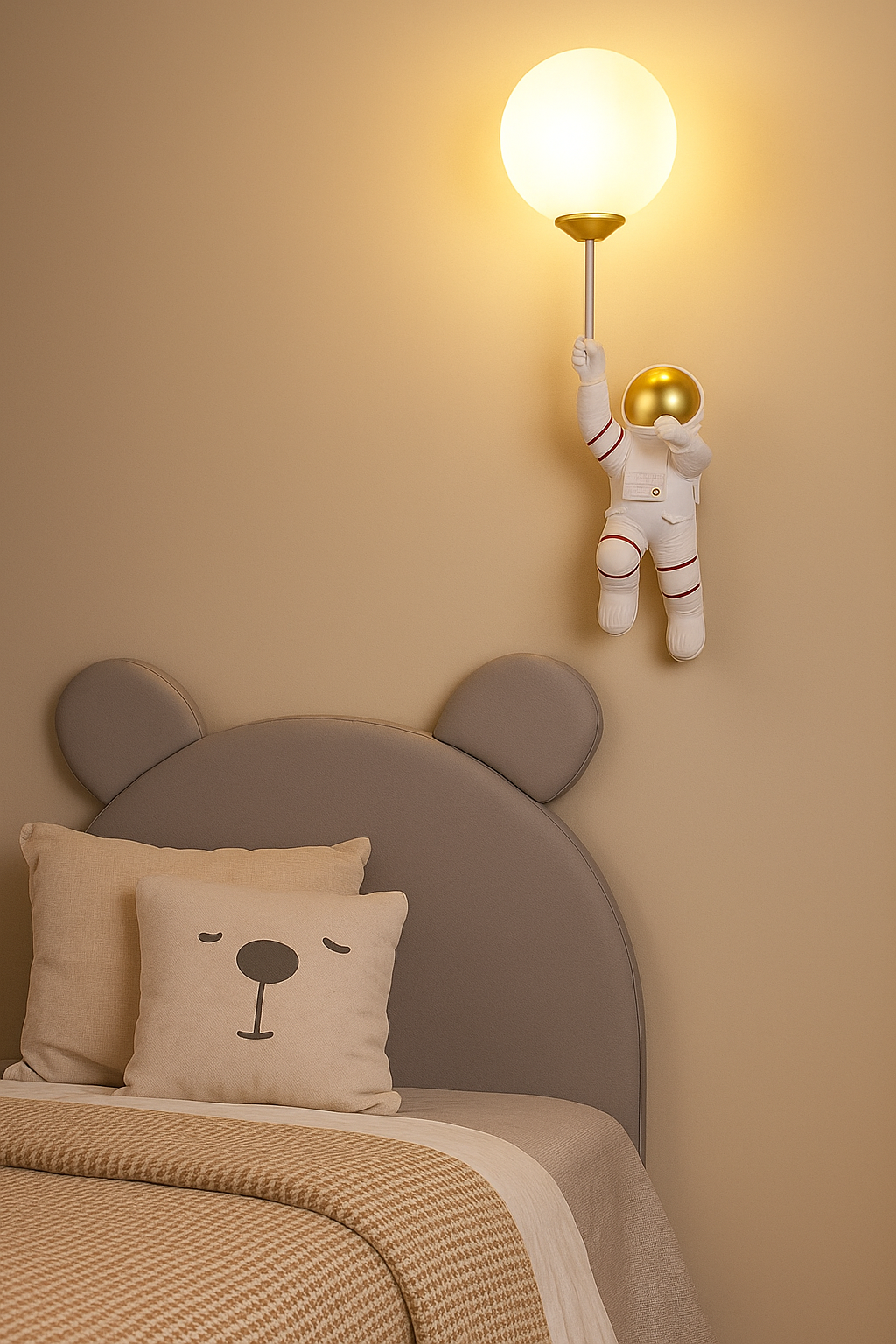 Hdc Kids’ Astronaut Wall Lamp Night Wall Scone Light For Childrens Room Bedroom Nursery Kids Lights