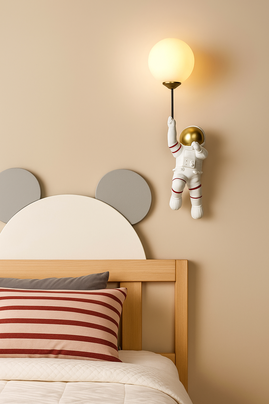 Hdc Kids’ Astronaut Wall Lamp Night Wall Scone Light For Childrens Room Bedroom Nursery Kids Lights