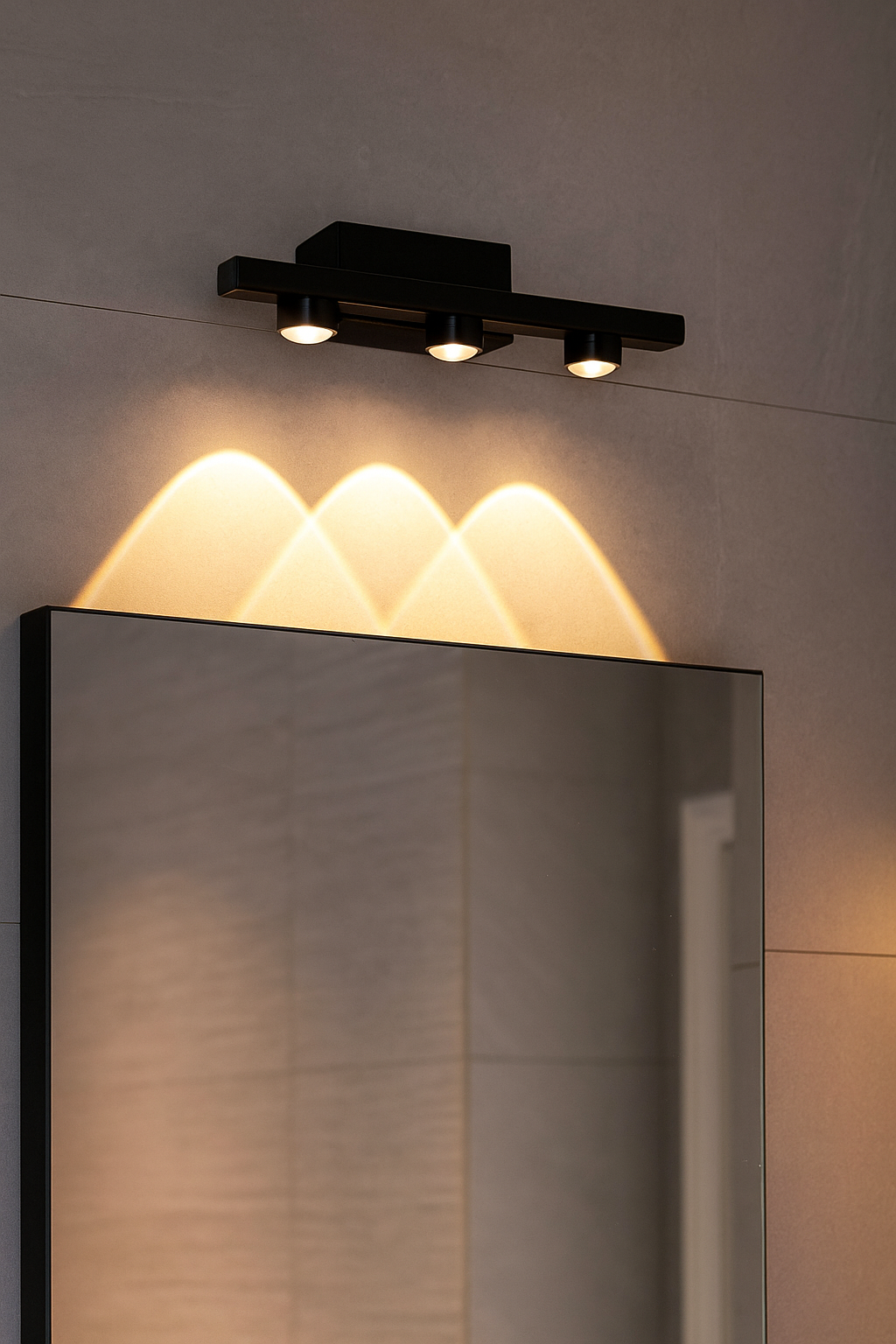 Hdc 7 Led Cob Golden Body Led Wall Light Mirror Vanity Picture Lamp - Warm White