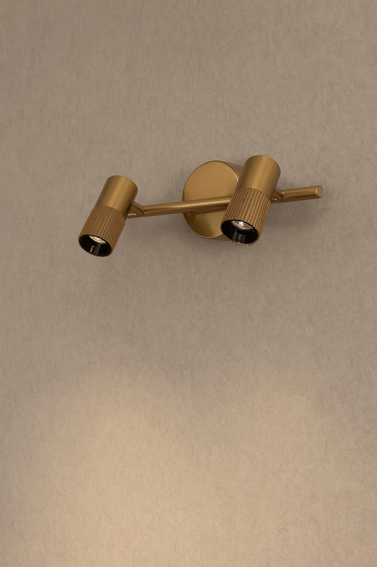 HDC 12w Modern Golden Body Led Wall Light Mirror Vanity Picture Lamp - Tricolor