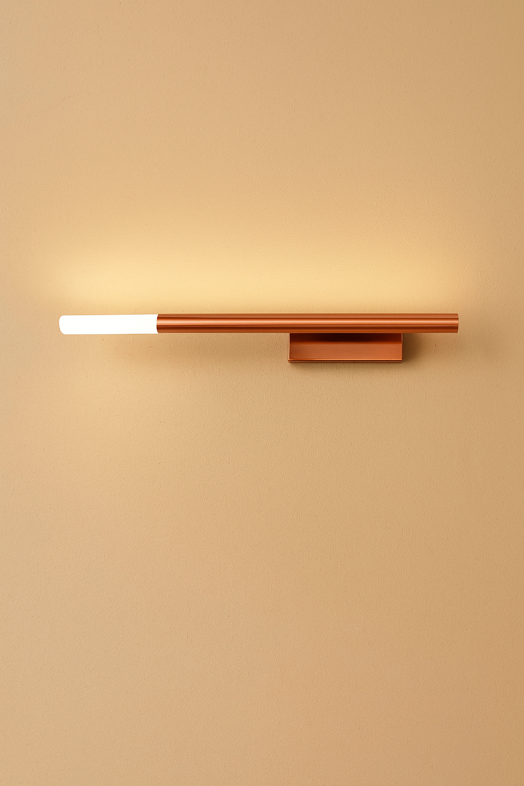 Hdc Minimalist Rose Gold Sleek LED Picture Wall Light- Tricolor