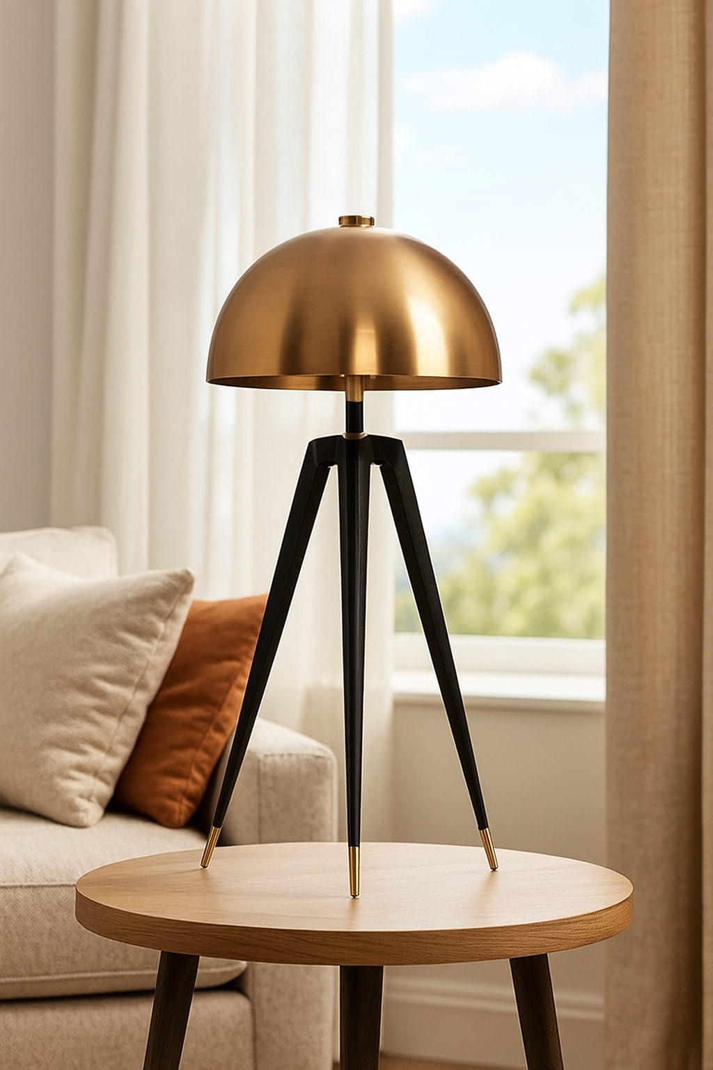 Hdc Mushroom Metal Plated Home Deco Designer Standing Lamp Table Lamp