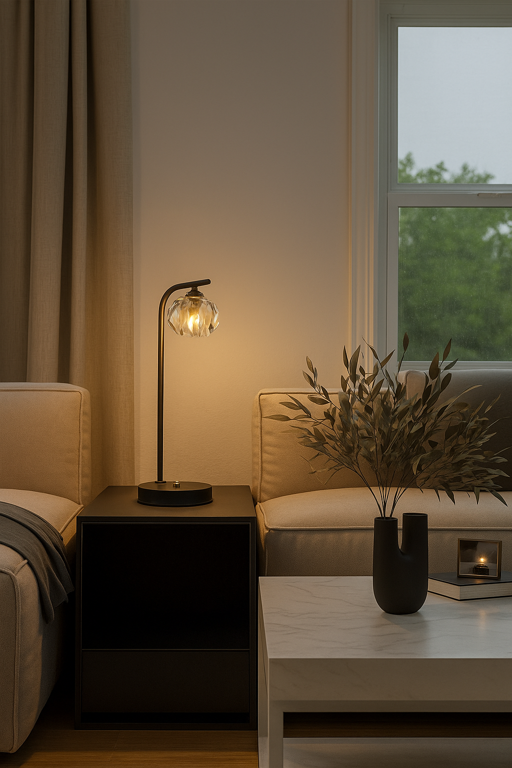 HDC All copper table lamp creative bedroom bedside lamp modern minimalist decorative table lamp