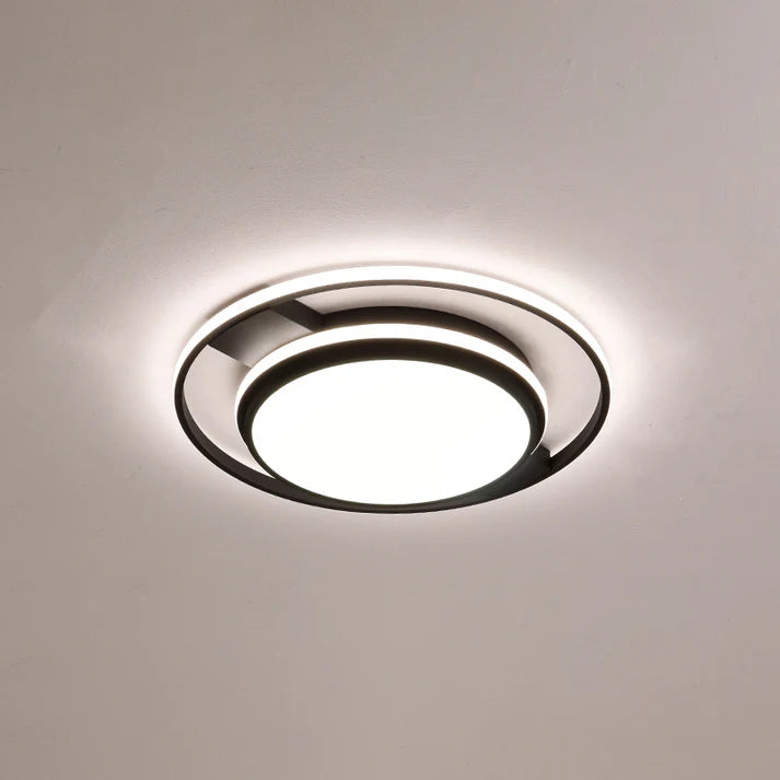 HDC Modern Black 500MM Ceiling Light with Sleek Bar Design for Bedroom