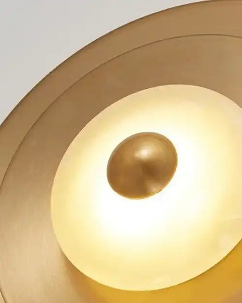 Hdc Morden Golden Plate LED Wall Light