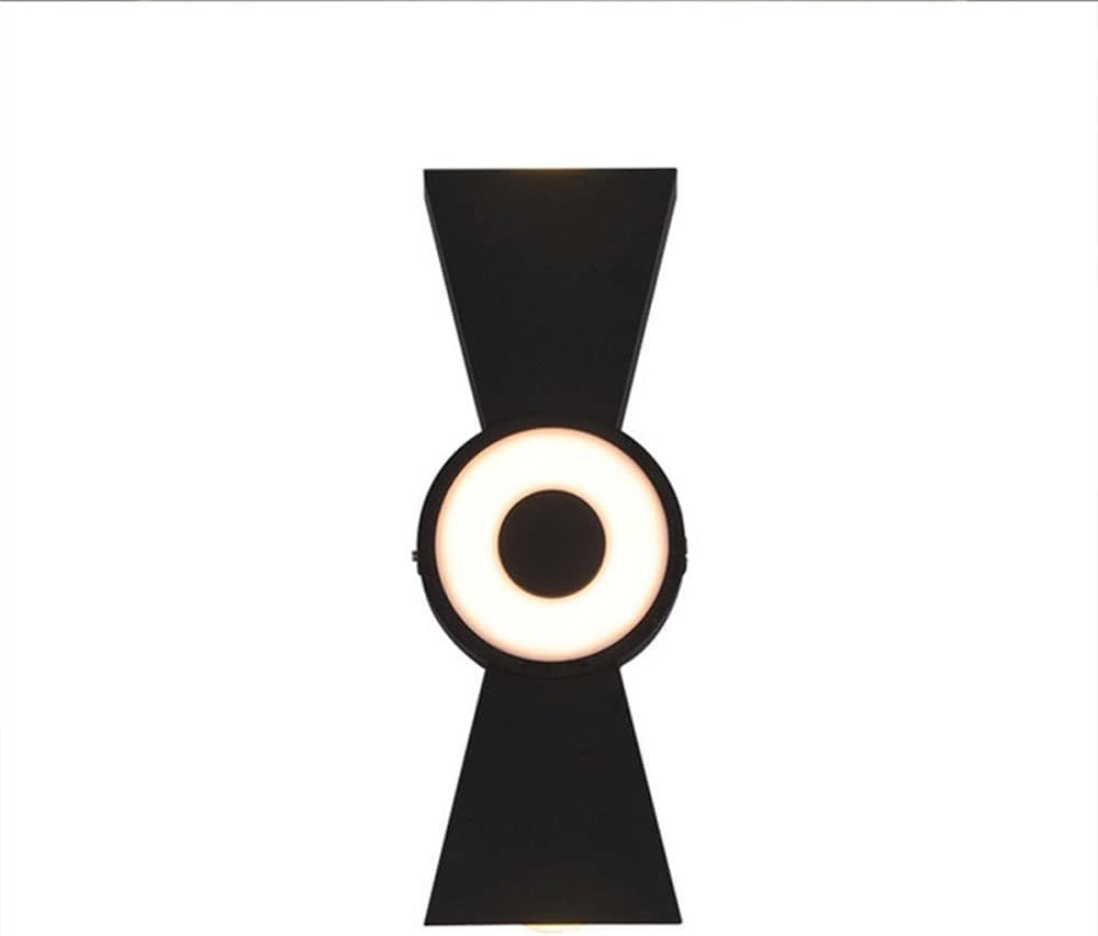 HDC Luxury Black Modern Outdoor Dual Beam LED Wall Light