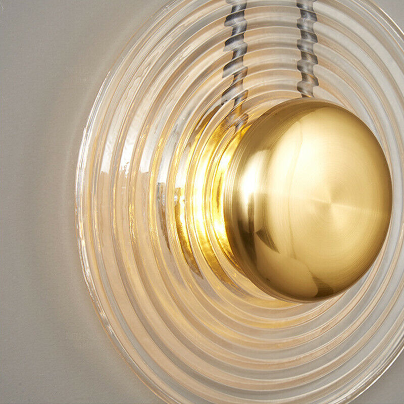 Hdc Modern Room Glass Lamp Balcony Wall Sconce Home Gold Wall Lights