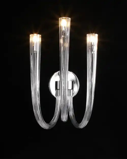 Hdc Candle Glass Wall Light for Bedroom Living Room