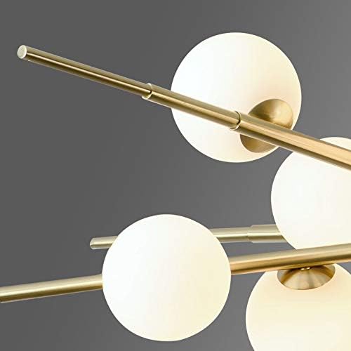 Hdc 16 Heads Modern Luxury LED Chandelier Glass Ball Pendant Lamp