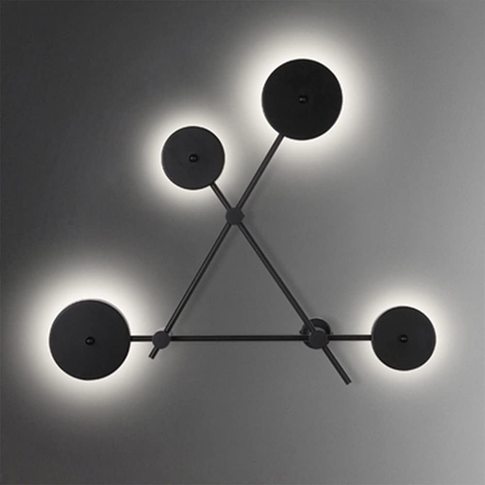 Hdc Irregular Geometric Triangle Shape Bedroom Bedside Wall Lamp
