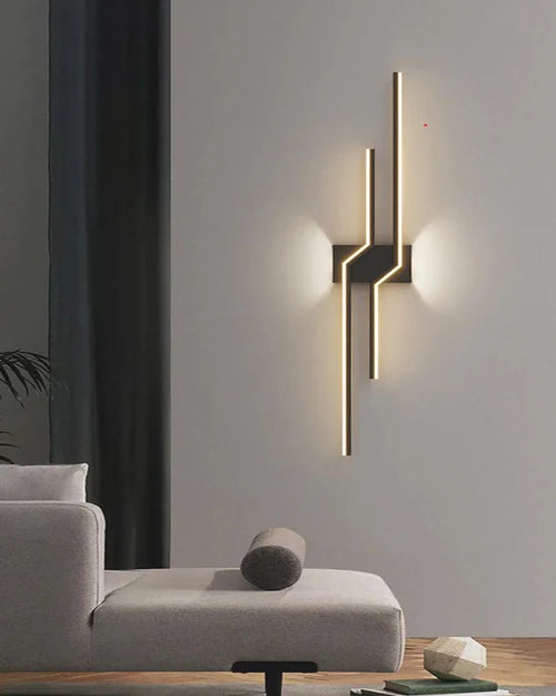 Hdc 600mm Parallel Strip Modern Led Wall Light - Tricolor