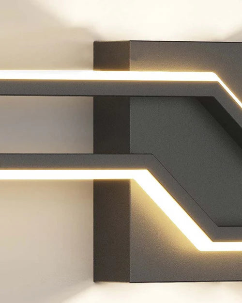 Hdc 600mm Parallel Strip Modern Led Wall Light - Tricolor