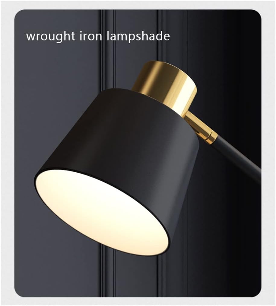 Hdc Modern Simple Iron Floor Lamp Adjustable Lampshade Reading Lamp Living Room Floor Light Standing Light