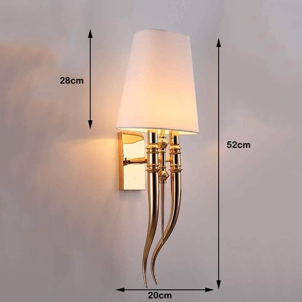 Hdc Nordic Creative Postmodern Horn Corner Double Head Wall Light