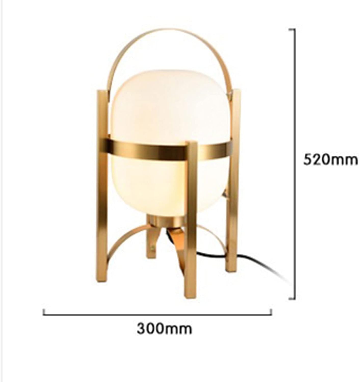 Hdc Postmodern Minimalist Hotel Bedroom Bedside Lamp Glass Art Model Room Decorative Table Lamp