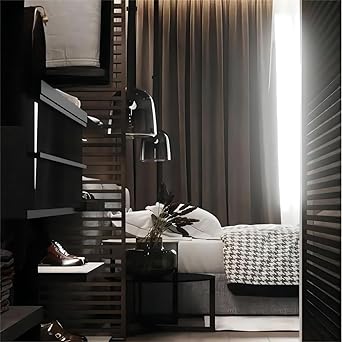 Hdc 1 Light Led Glass Smokey Black Pendant Lamp With Leather Strap Ceiling Light - Tricolor