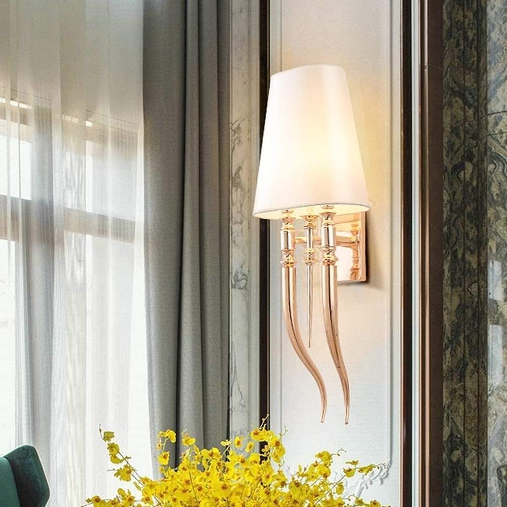 Hdc Nordic Creative Postmodern Horn Corner Double Head Wall Light