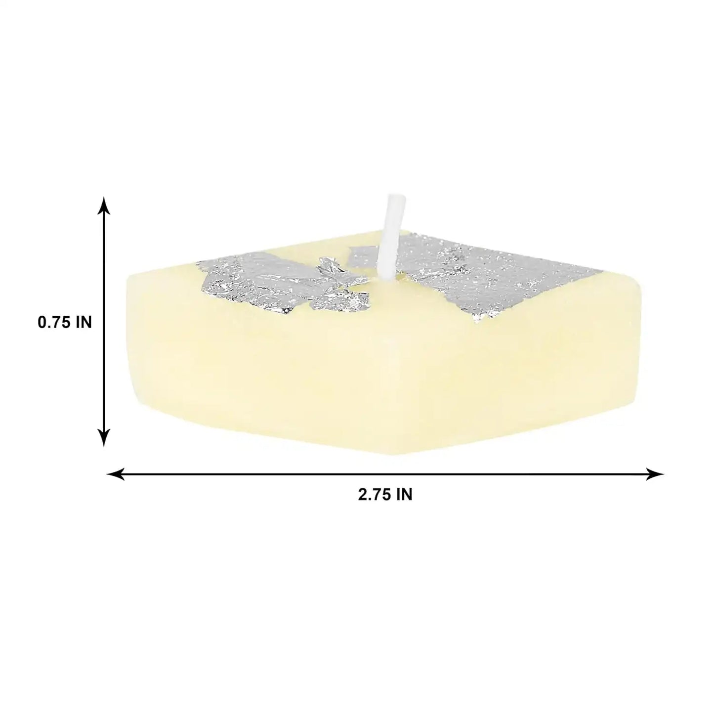 HDC Premium Kaju Katli Candle for Festive Gifting, Home Decoration (Pack of 4)