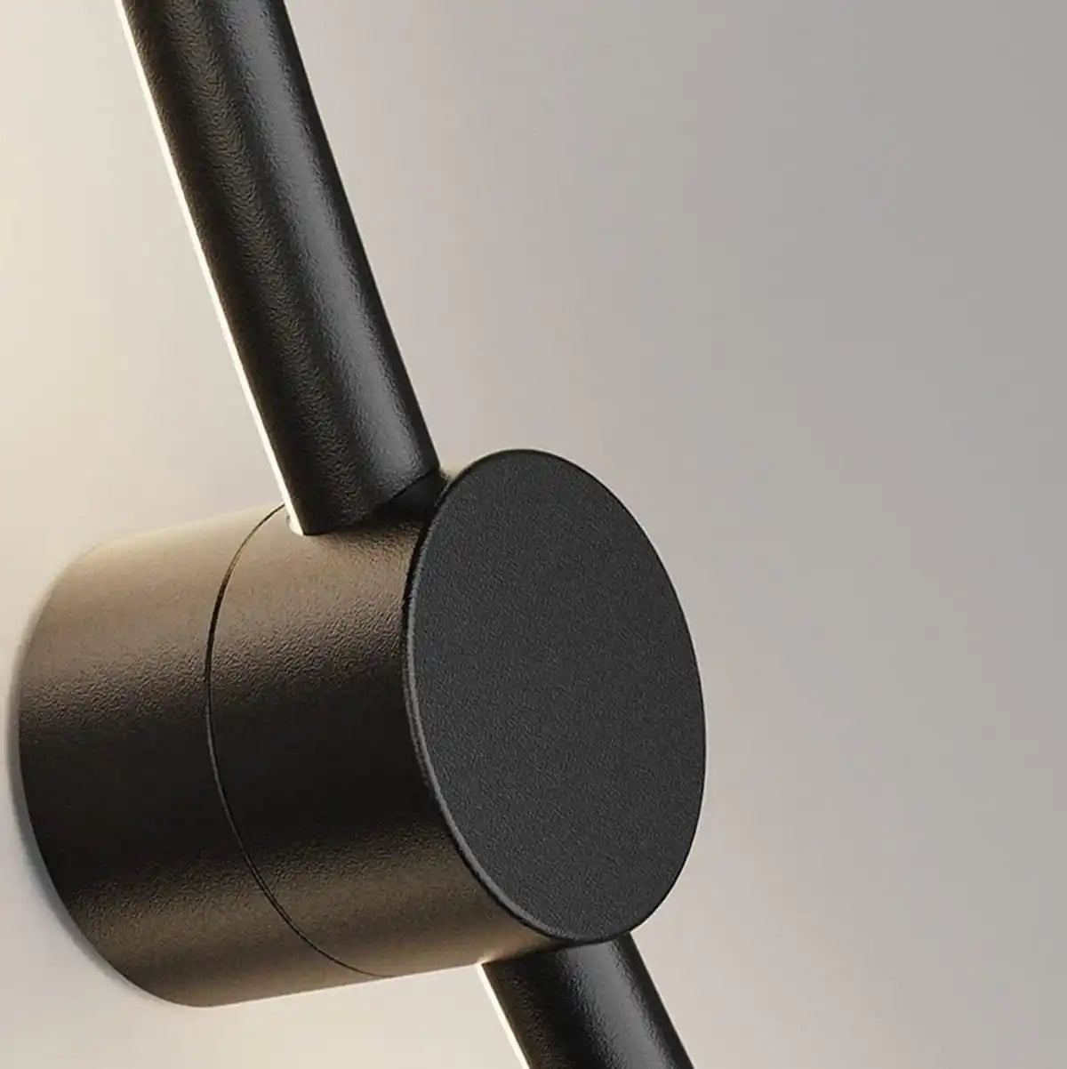 Hdc Led Curvy Black Long Strip Wall Light