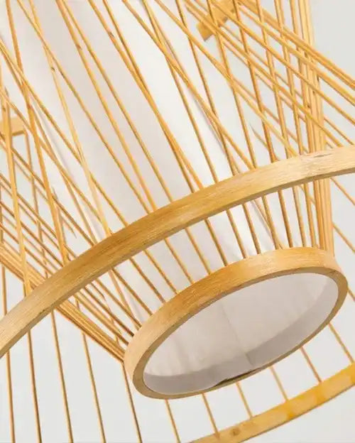 HDC Vintage Pastoral Bamboo Pendant Light