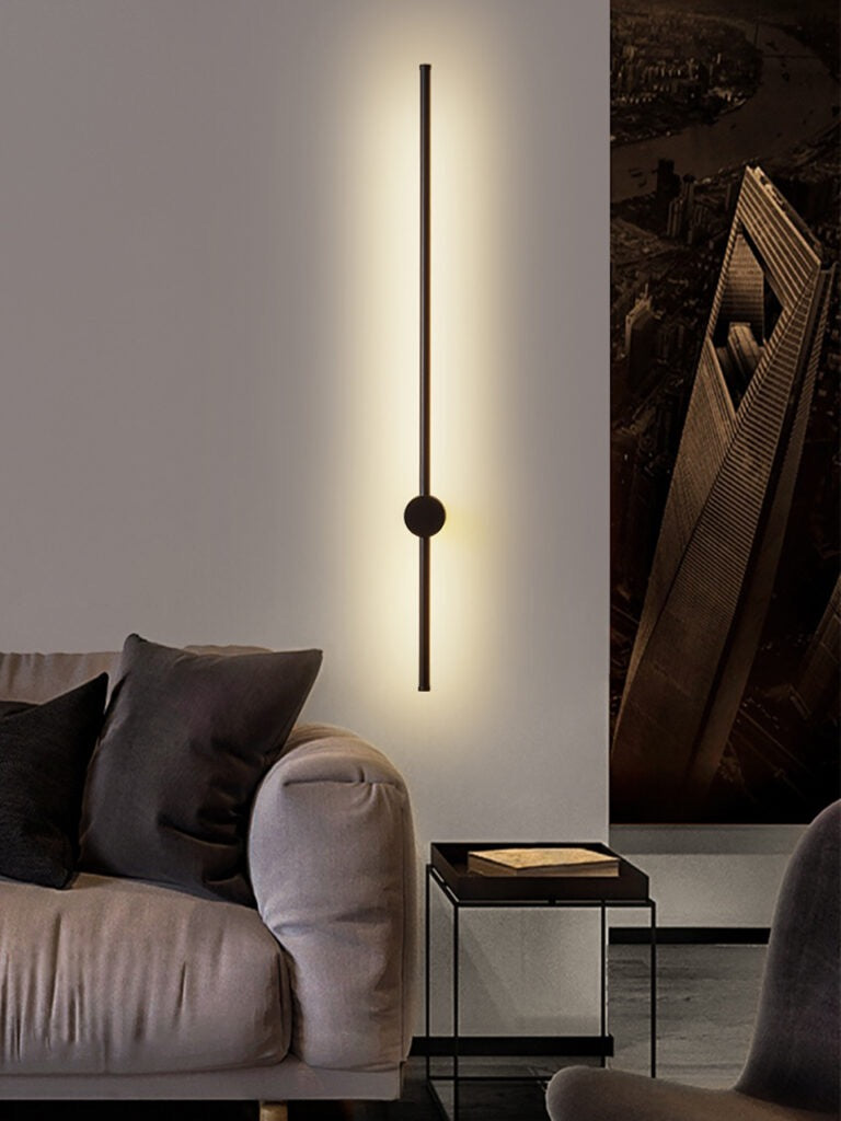HDC 600 mm Wall Mounted Simple Long Strip Acrylic Wall Light Linear LED Wall Light