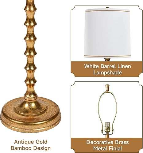 Hdc Golden Stacked Ball Floor Lamp For Living Room Bedroom