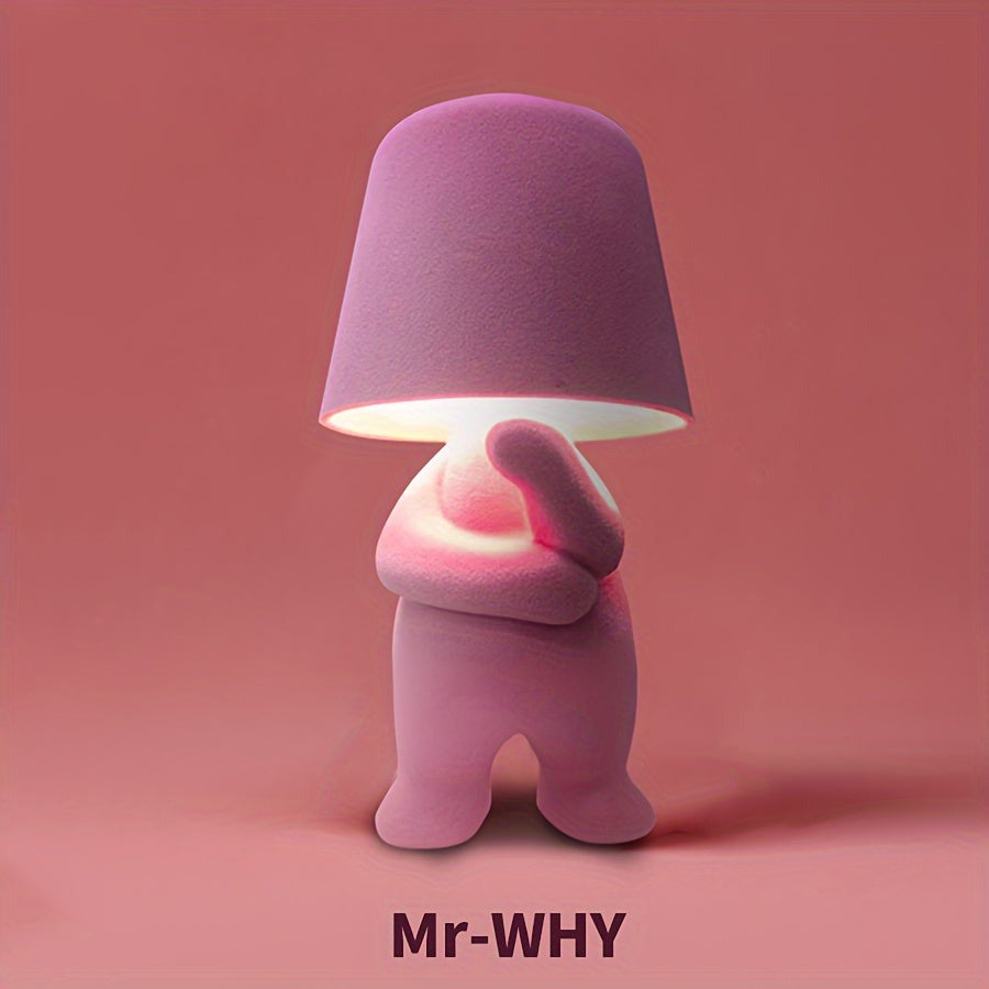 Hdc Little Modern Table Lamp for Bedroom: Rechargeable Cute Light for Kids, Teens - Gift for Birthday Christmas