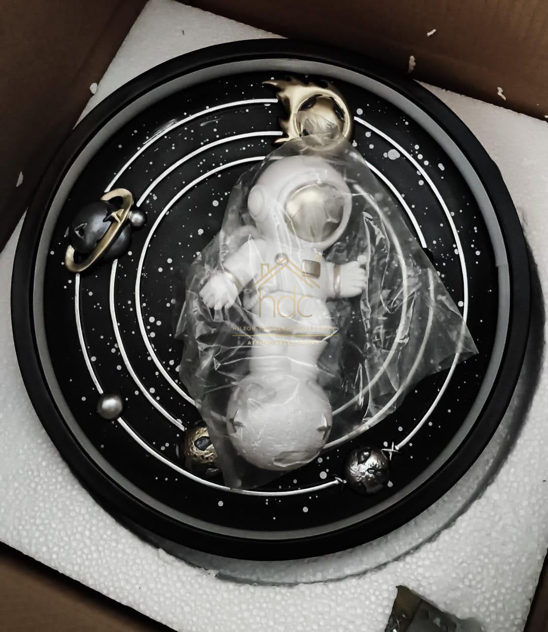 HDC Cosmic Galaxy Space Theme Astronaut LED Wall Light Decorative Night Lamp