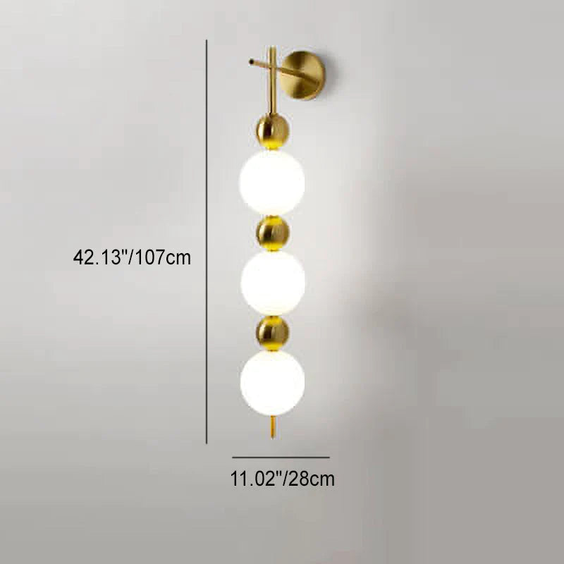 Hdc Nordic Minimalist Gourd String LED Wall Sconce Lamp