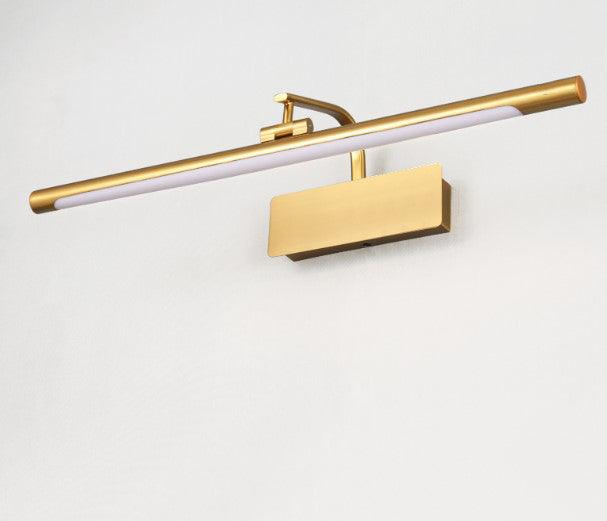 HDC 12W Modern Electroplated Brass Gold Body LED Wall Light Mirror Vanity Picture Lamp - Warm White