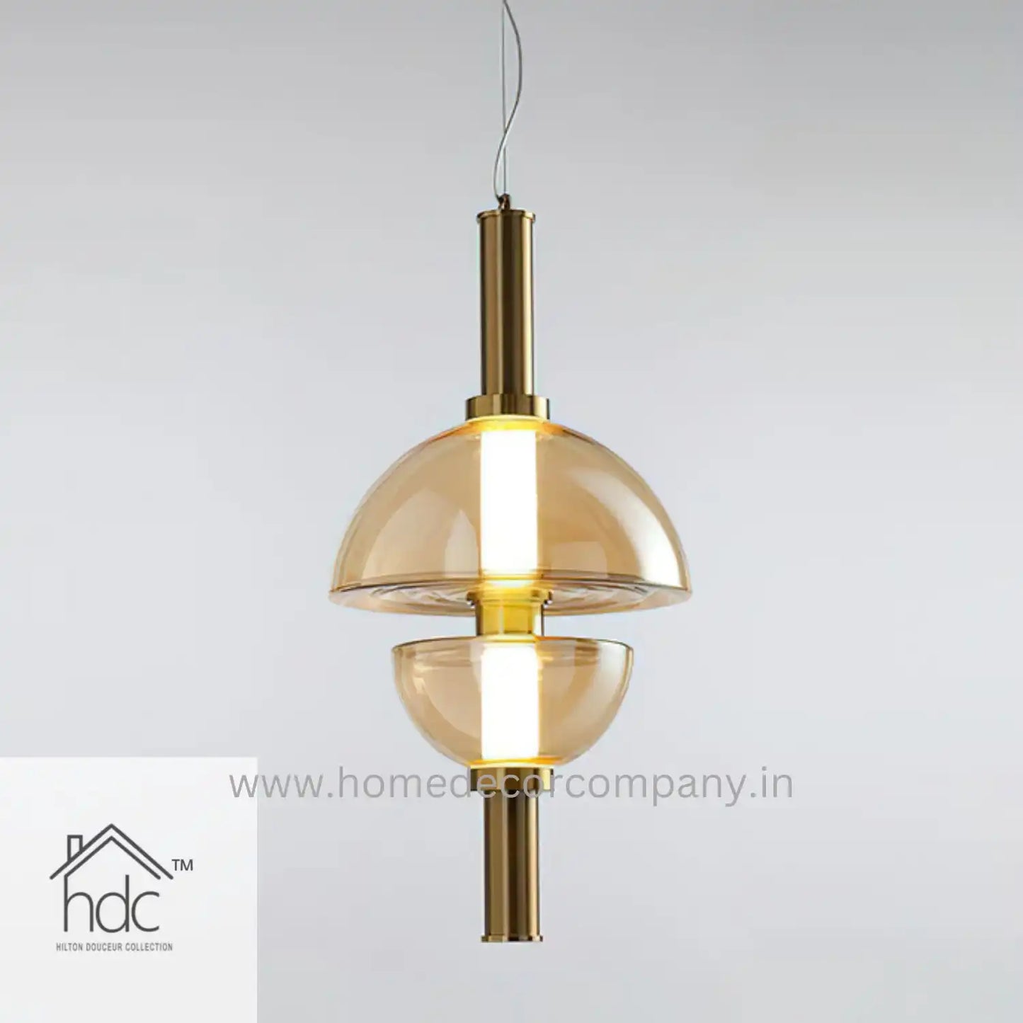 HDC Luxury Nordic Simple Modern Restaurant Glass Pendant Light