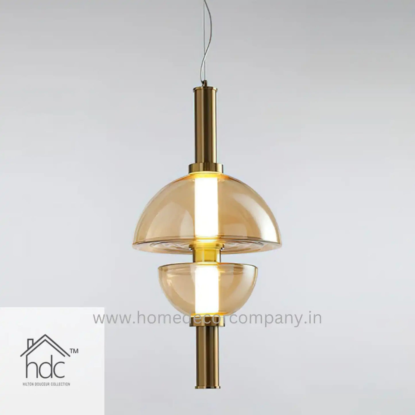 HDC Luxury Nordic Simple Modern Restaurant Glass Pendant Light