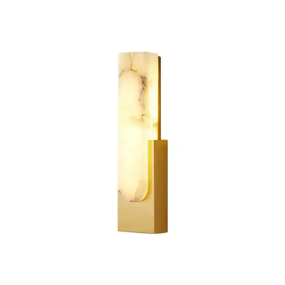 Hdc Alabaster Agatha Modern Gold Led Wall Light For Drawing Room - Tricolor - HDC Lights