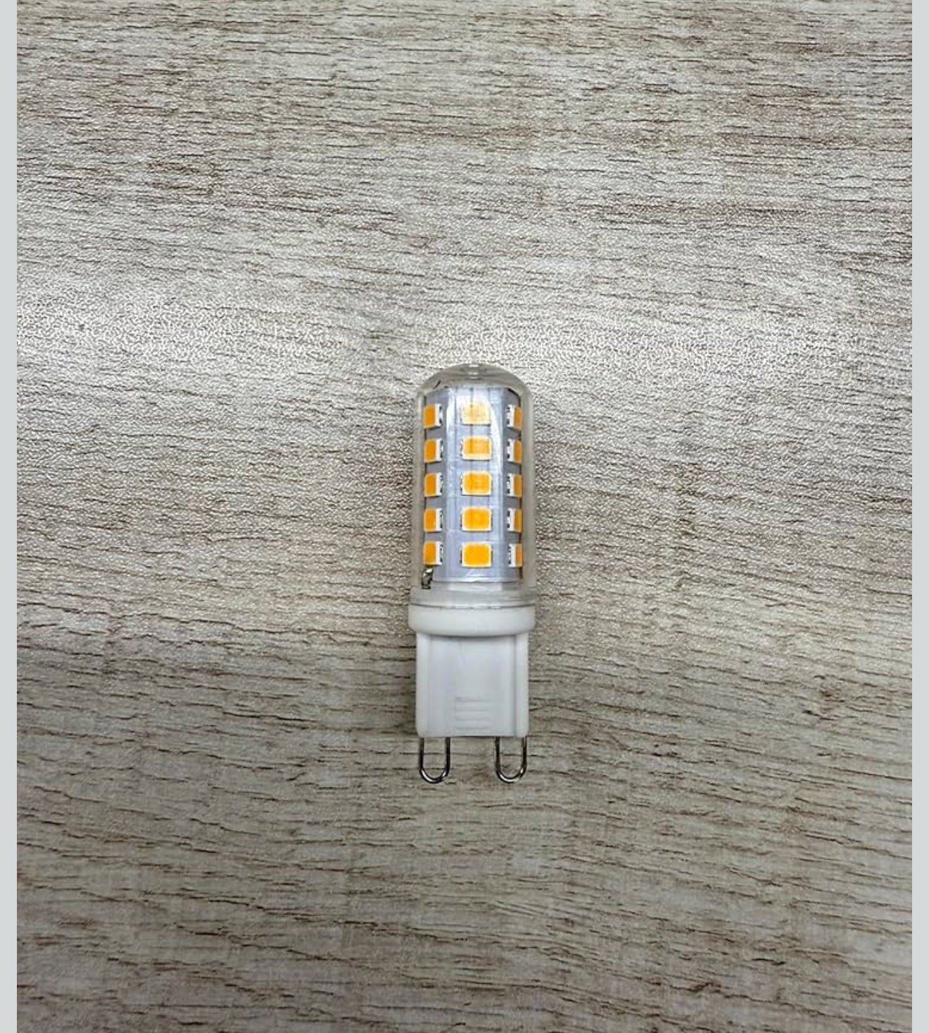 HDC G9 Led Cob Bulb 4w, 450lm Tricolor, 220-240v G9 Ceramic Base Non-Dimmable Light Bulb For Ceiling Light, Under Cabinet - Pack Of 2