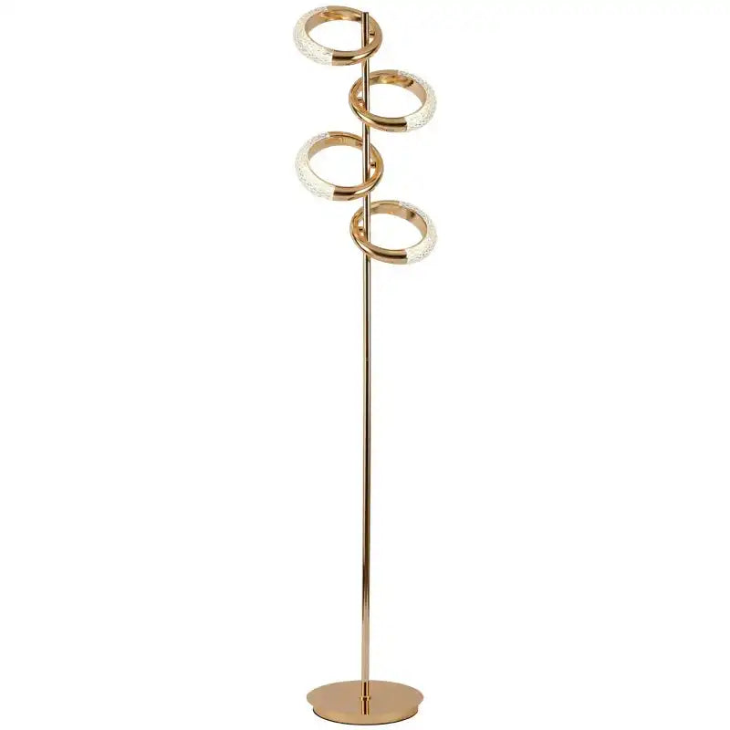 Hdc Gold Concentric 4 Light Floor Lamp For Living Room Bedroom