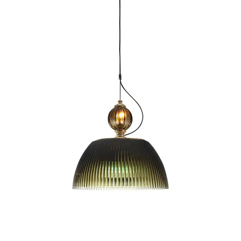 Hdc Vintage Glass Shade Design Pendant Lamp