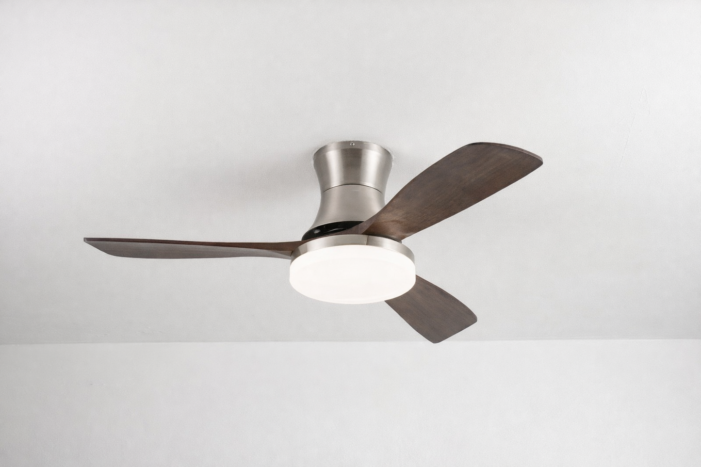 HDC 42 Inch Modern Wooden Blade Ceiling Fan with Integrated LED Light