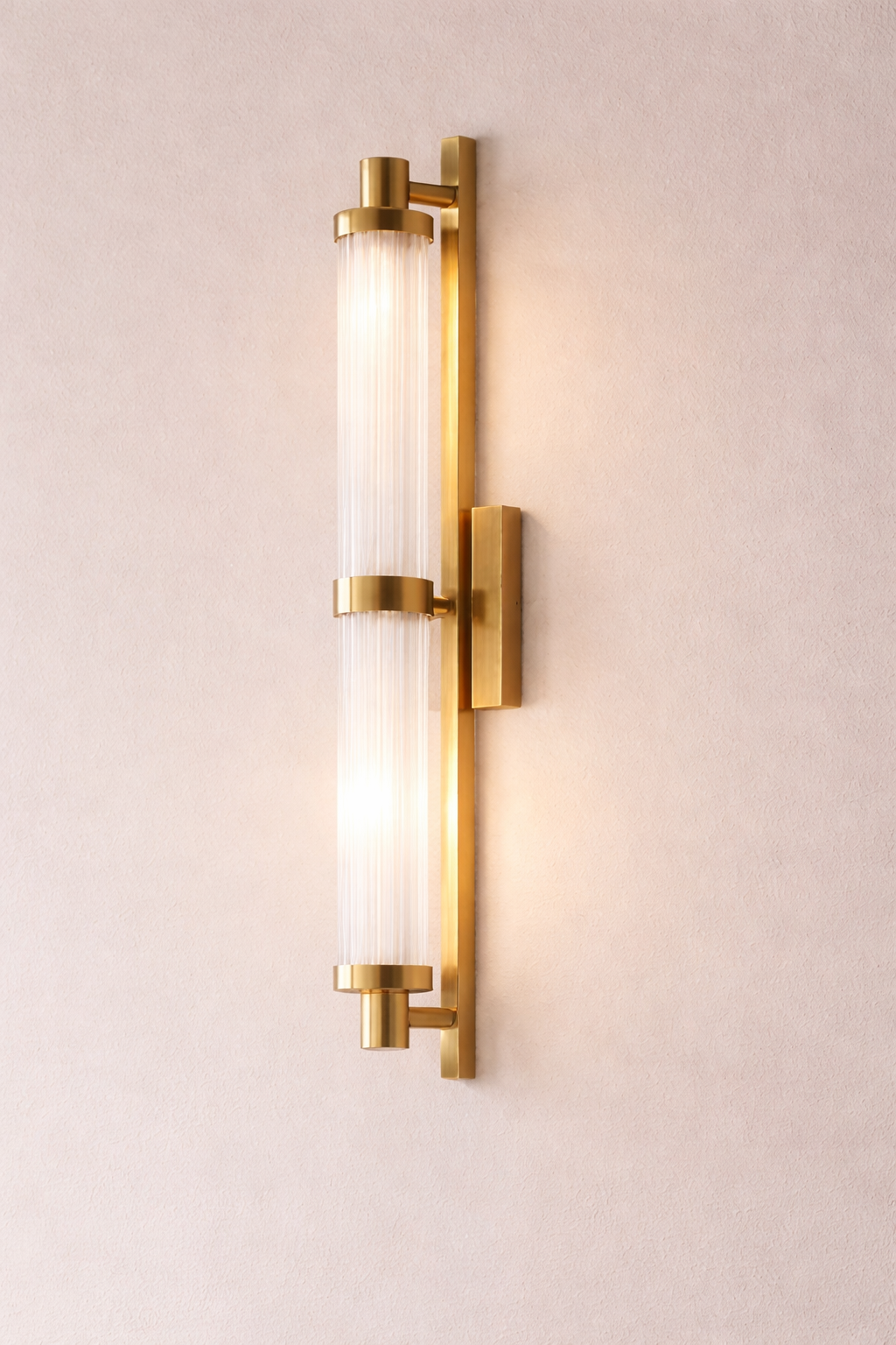 HDC Luxury Gold Acrylic LED Wall Light for Bedroom, Living Room, Mirror & Hallway