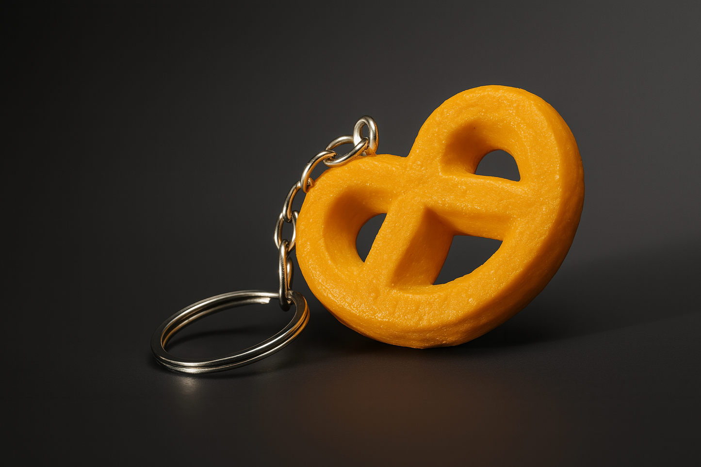 HDC Elegant Pretzel Charm Keyring | Premium Gift Accessory