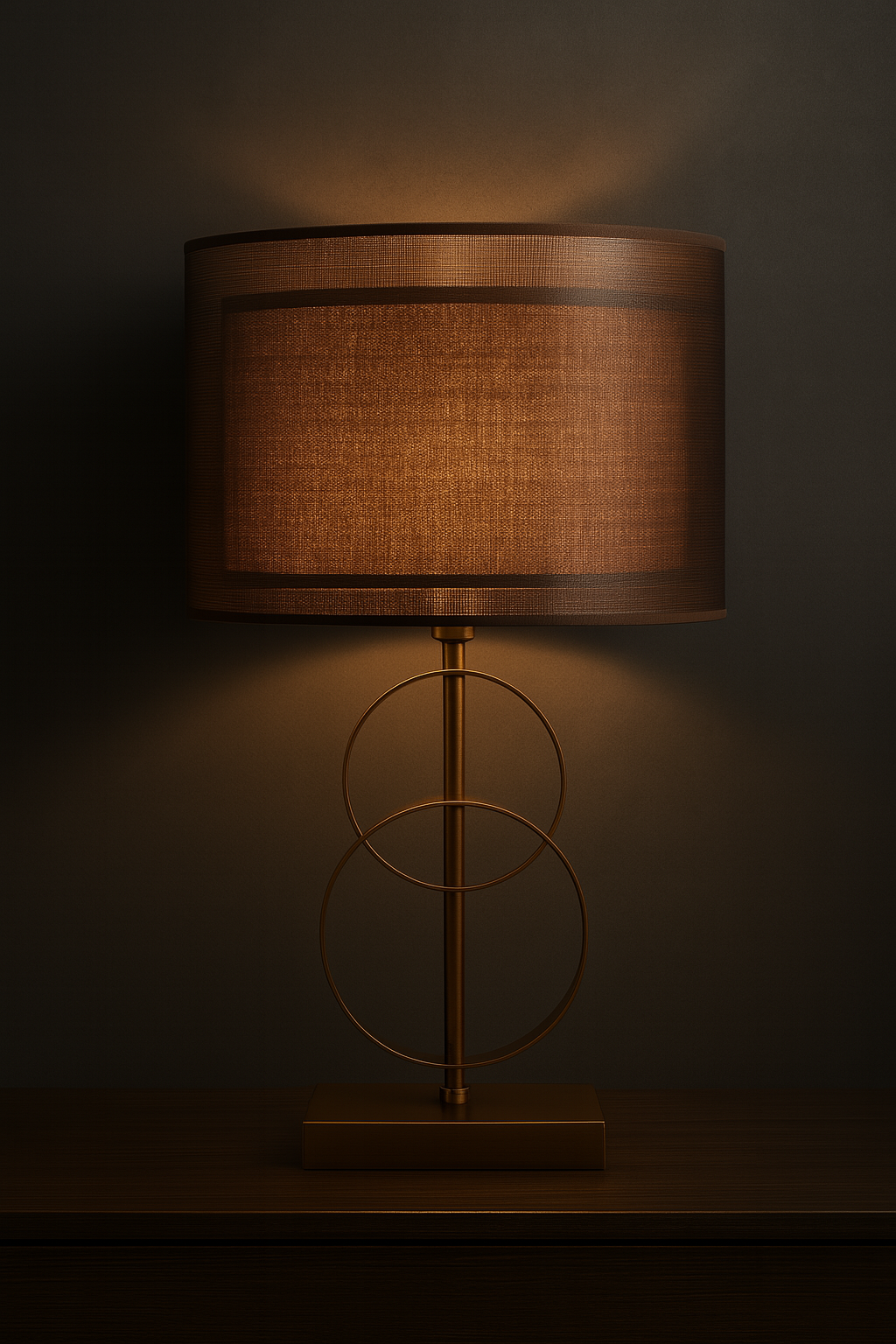 Hdc Iron Circle Design Table Lamp Nordic Style Modern specialized Durable Designer Table Lamp
