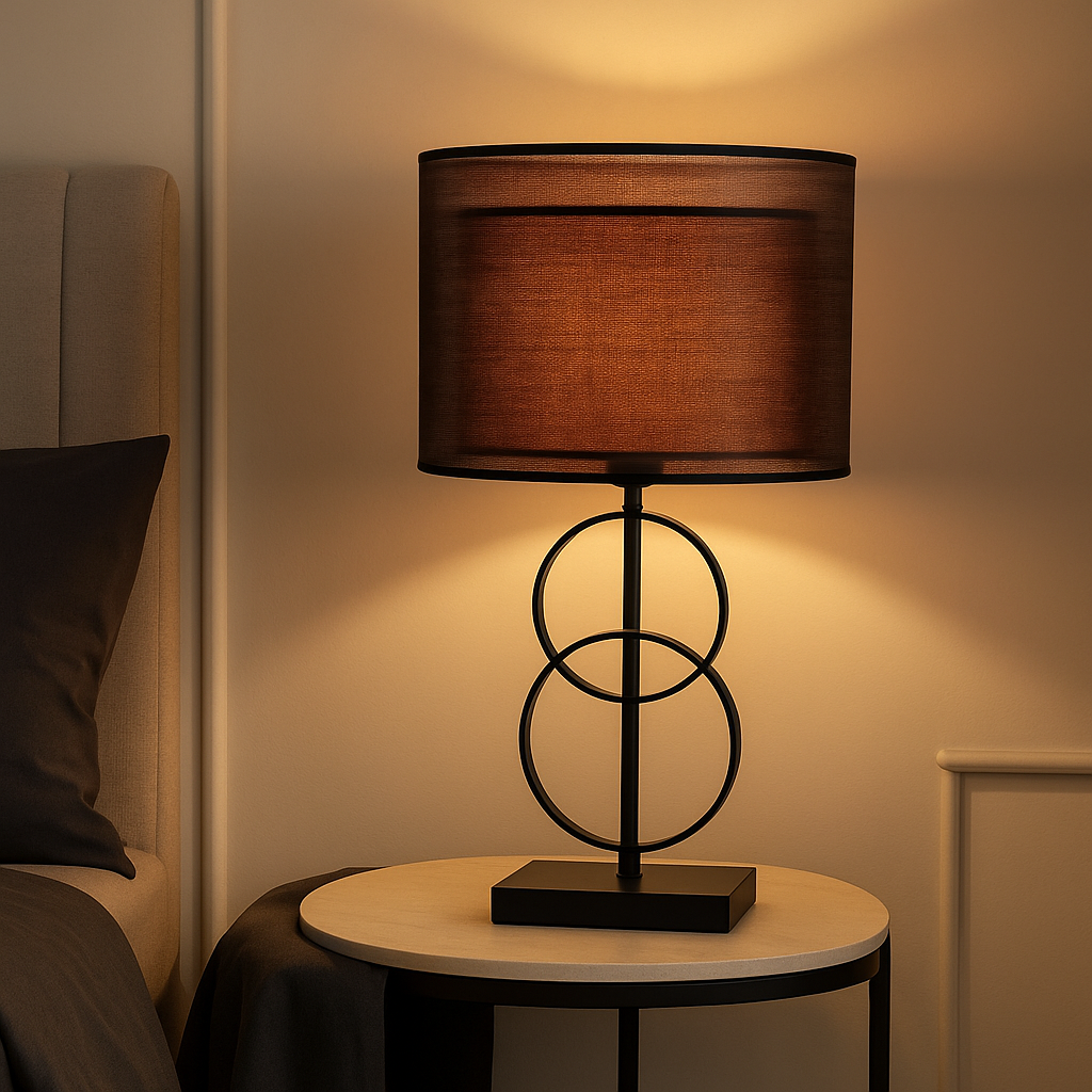 Hdc Iron Circle Design Table Lamp Nordic Style Modern specialized Durable Designer Table Lamp