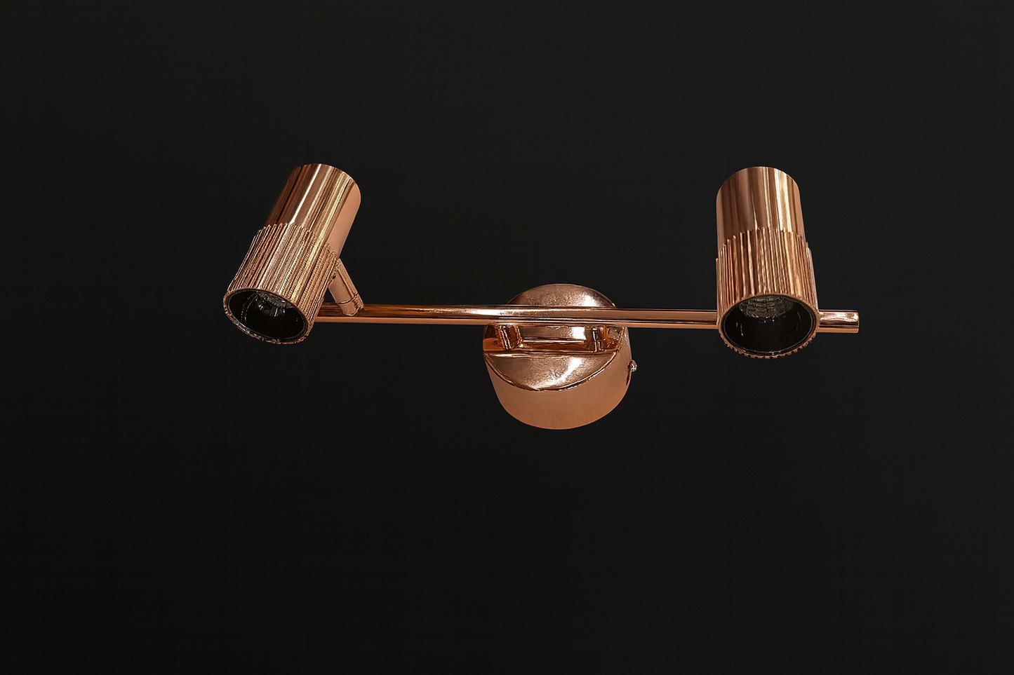 HDC 12w Prestige Dual Beam Adjustable Black Mirror Vanity Picture Lamp