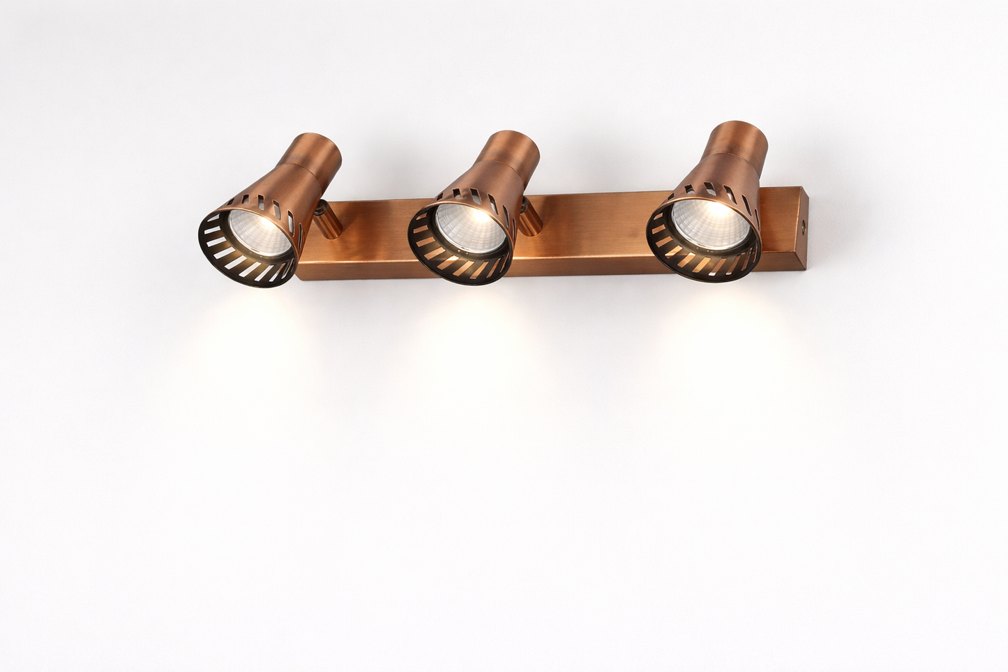 HDC 18/12/6 Watt Premium Rose Gold Finish Adjustable Mirror Light for Bathroom, Vanity